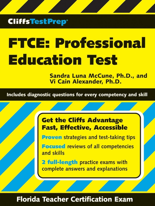Title details for CliffsTestPrep FTCE by Sandra Luna McCune, PhD - Available